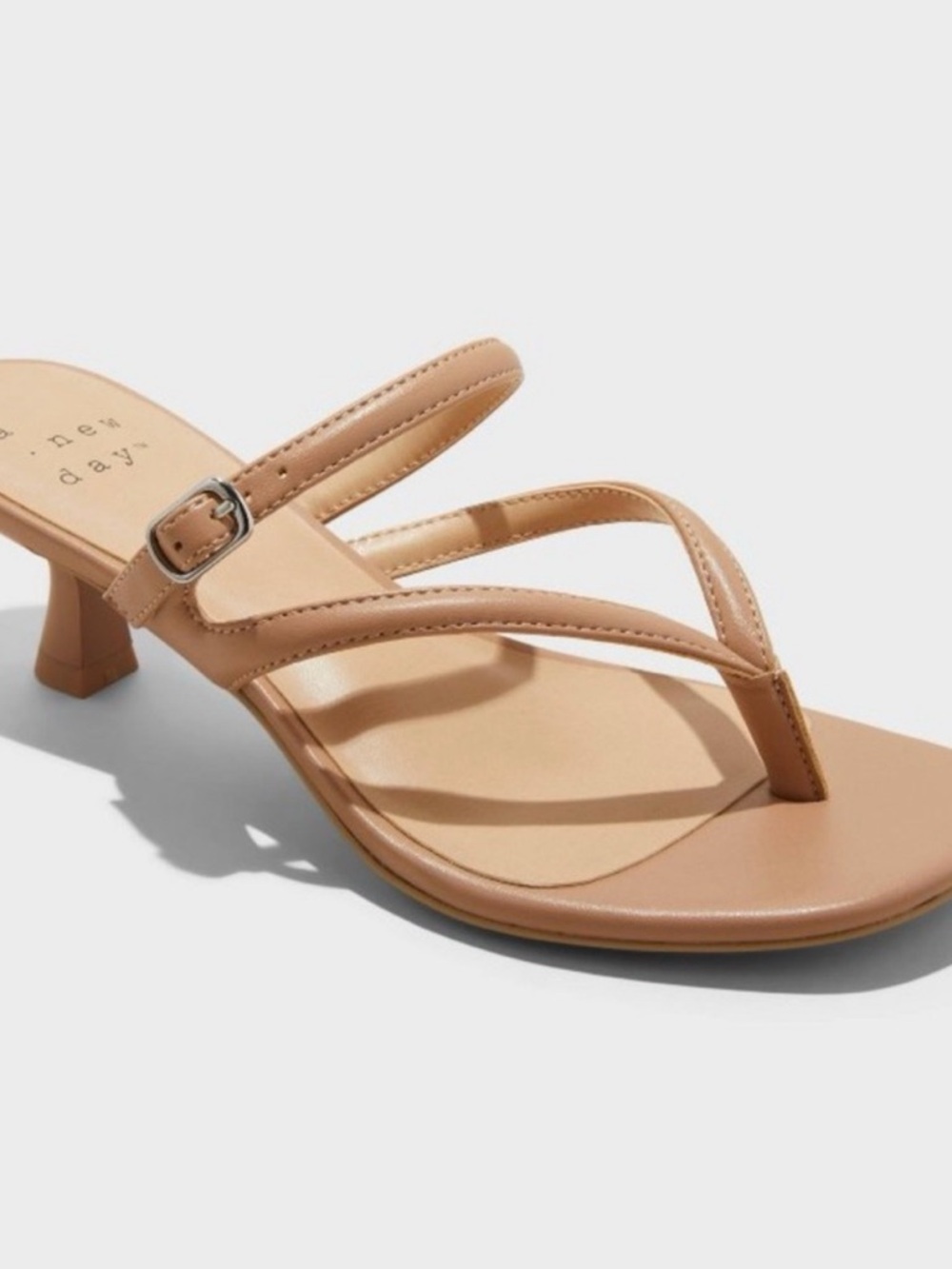 A New Day Women's Tan Strappy Sandals